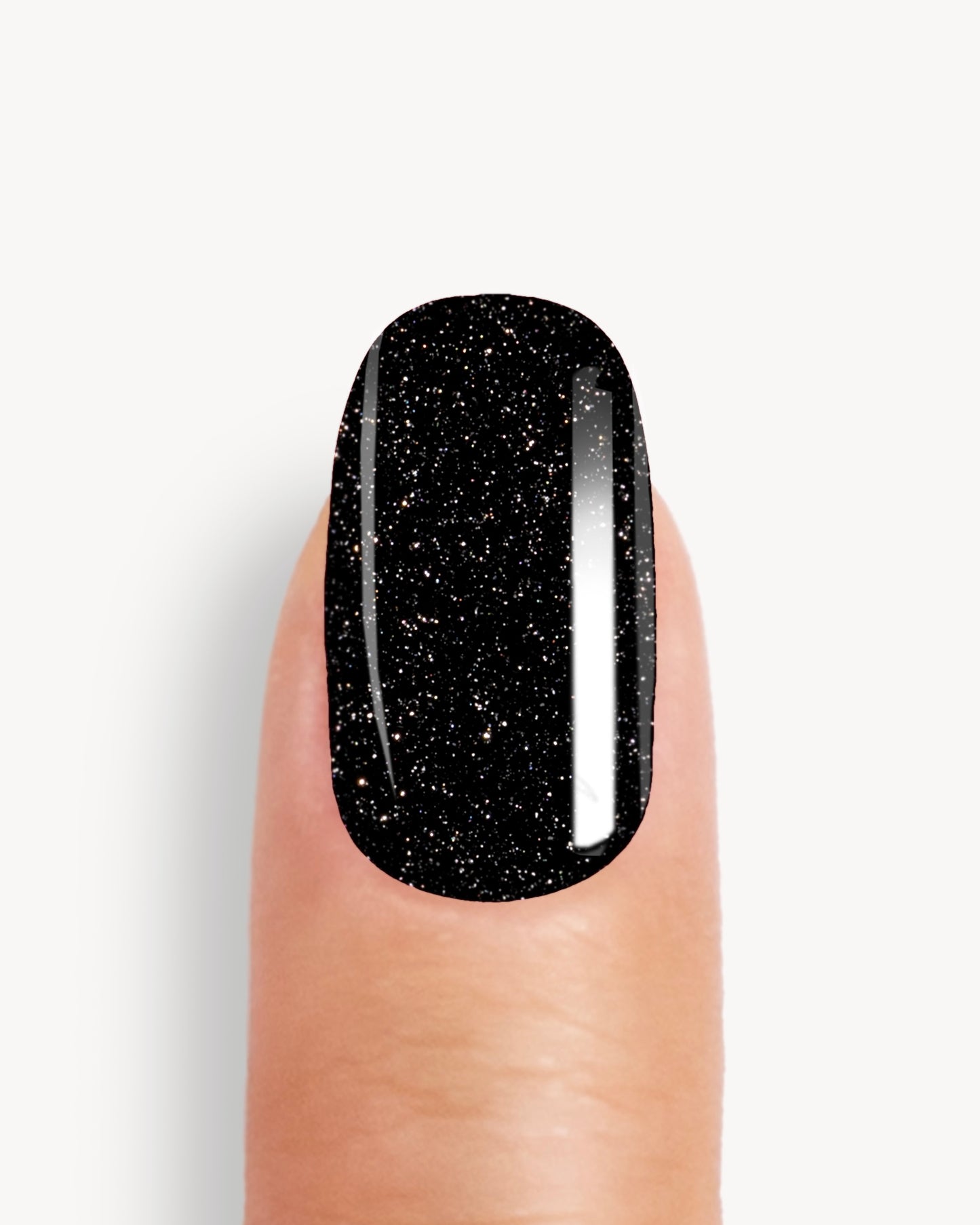 Black Shimmer UV Gel Strips