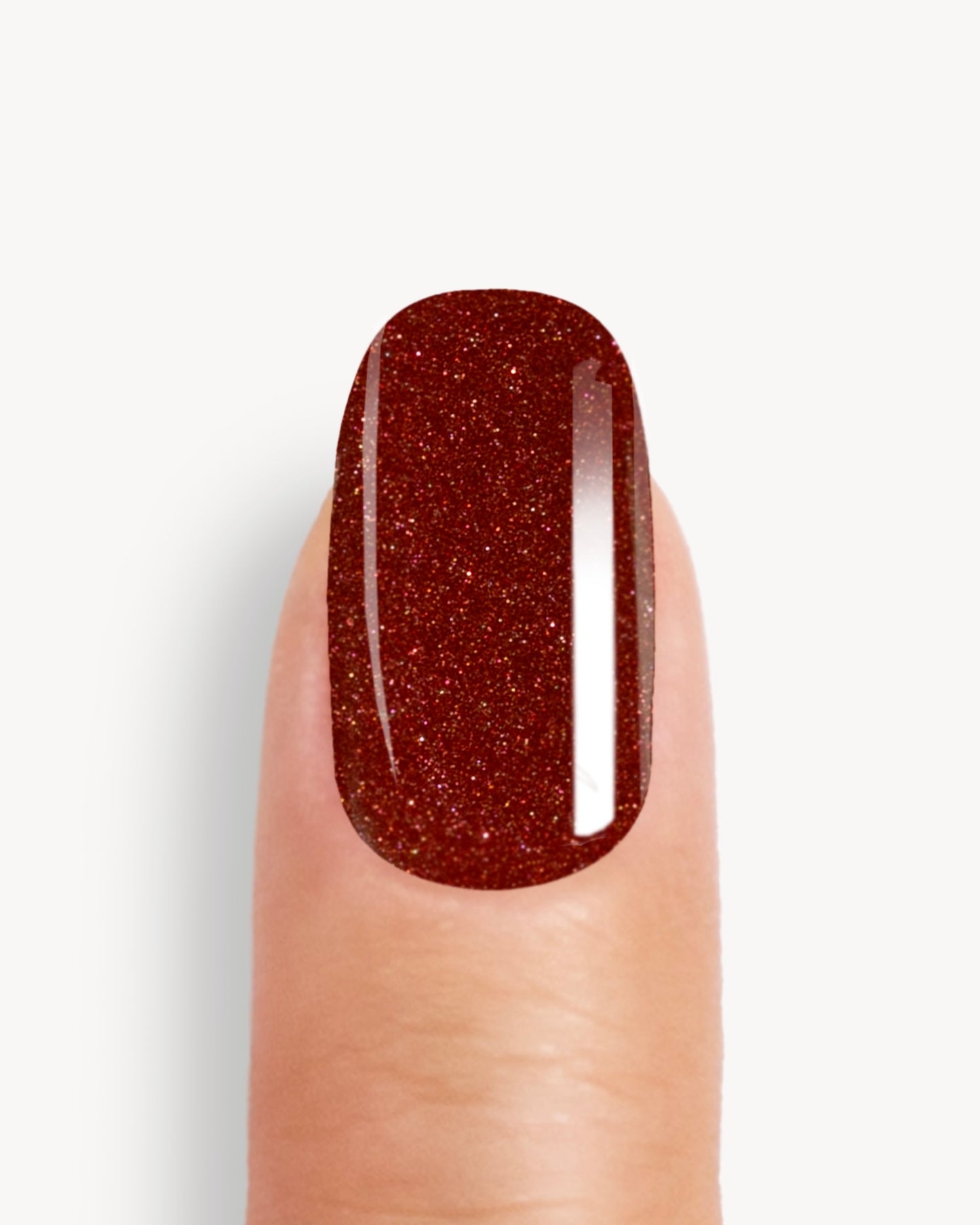 Red Shimmer UV Maniküre